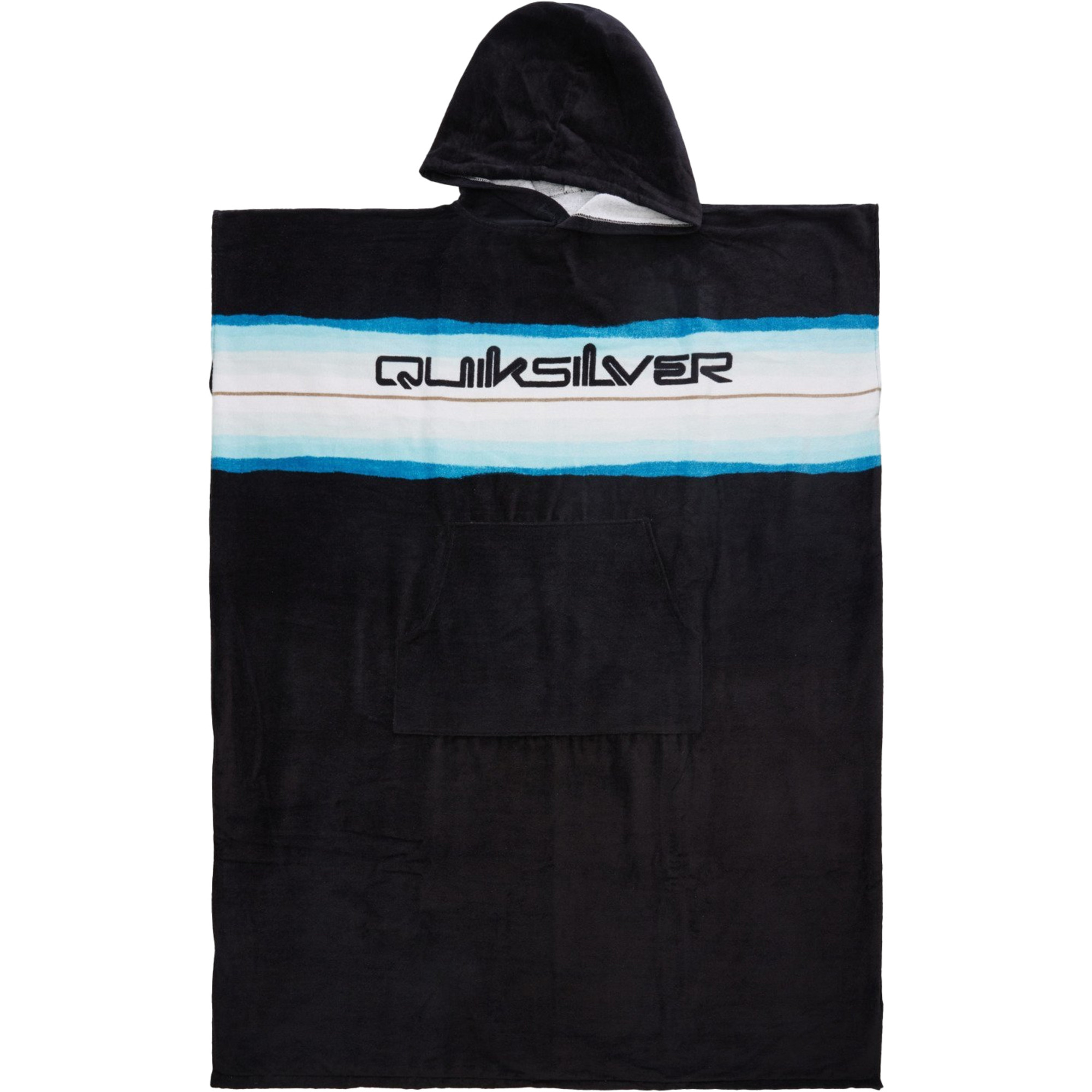 2022 Quiksilver Mens Hooded Changing Robe / Poncho AQYAA03233 Black
